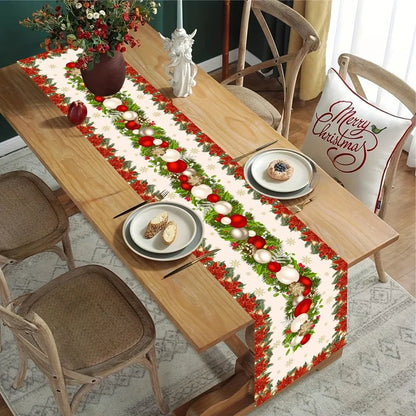Christmas Table Runner Merry Christmas Decoration For Home Xmas Table Decor 2025 Navidad Notal Noel Ornament Happy New Year 2026 Beauty World Shop