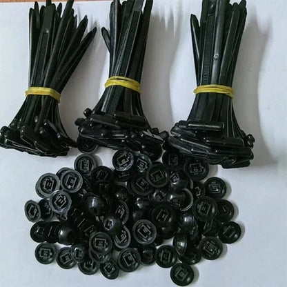 Cable tie buckle fixed through the core nail cable tie buckle mudguard fender inner lining trunk buckle Beauty World Shop