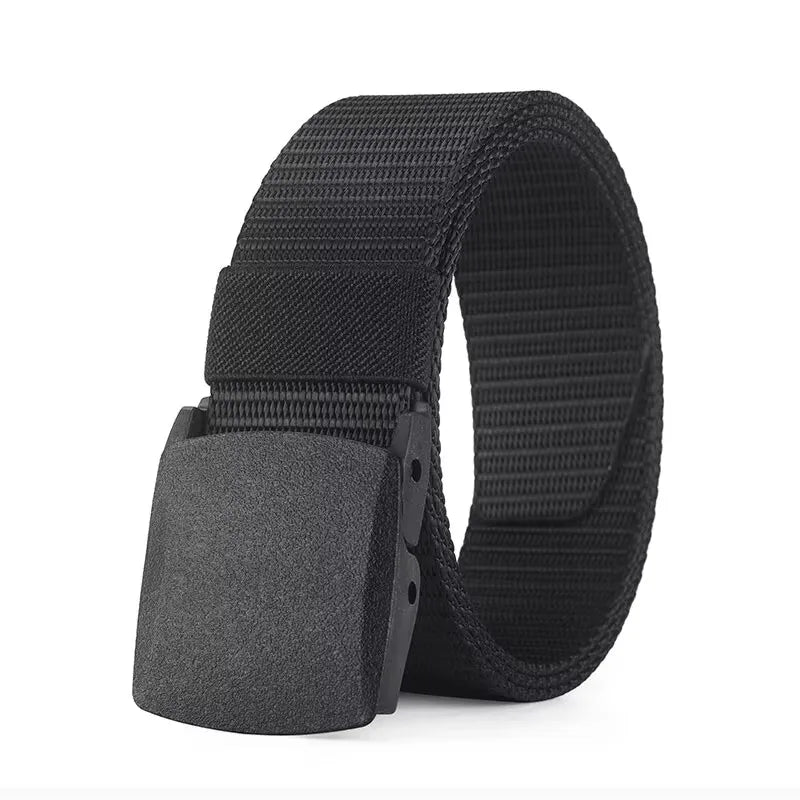 Men's Belt Outdoor Casual Canvas Belt Metal Free Training Nylon Tactical Belt With Pants Jeans Belt Sports Belts For Men Women Beauty World Shop