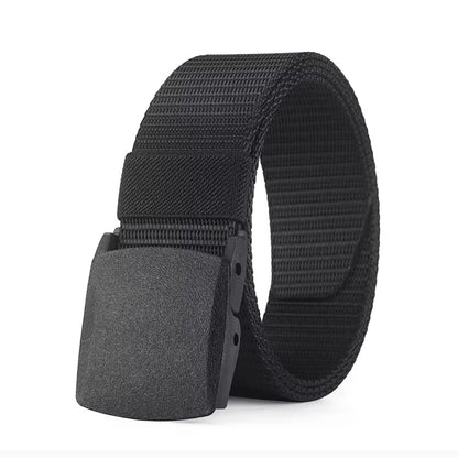 Men's Belt Outdoor Casual Canvas Belt Metal Free Training Nylon Tactical Belt With Pants Jeans Belt Sports Belts For Men Women Beauty World Shop