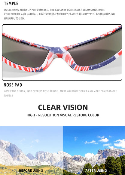 LOISRUBY Polarized Fishing Sunglasses Men Camouflage Driving Outdoor Sports Cycling Running Goggles UV400 Tackle Eyewear Beauty World Shop