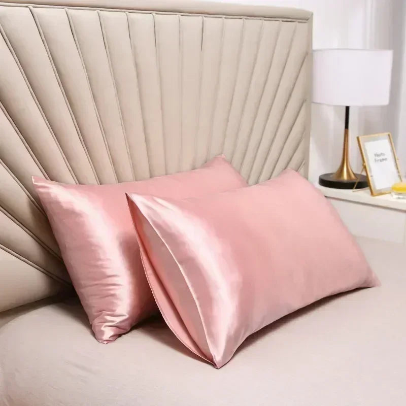 100% Natural Mulberry Silk Pillow Case Real Silk Protect Hair Skin Pillowcase Any Size Customized Bedding Pillow Cases Cover Beauty World Shop
