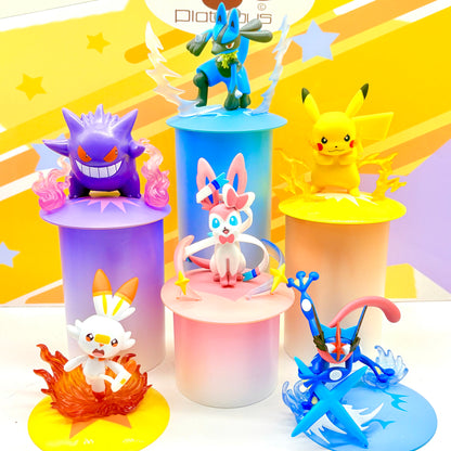 Pokemon Action Figure Gengar Pikachu Sylveon Scorbunny Collection Ornament Peripheral Toy Kids Birthday Gift Beauty World Shop