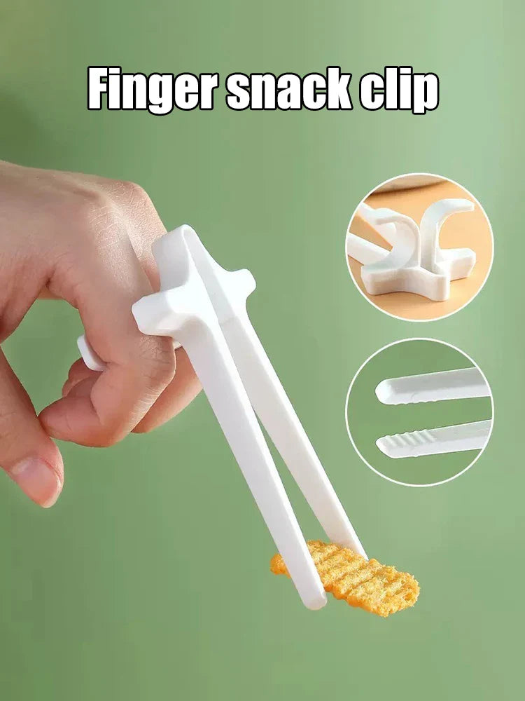 1PC Lazy Fingers Chopsticks - Hands-Free Snack And Game Clip-On Food Holder for Video Streaming No Dirty Hands Required Beauty Trend Shop