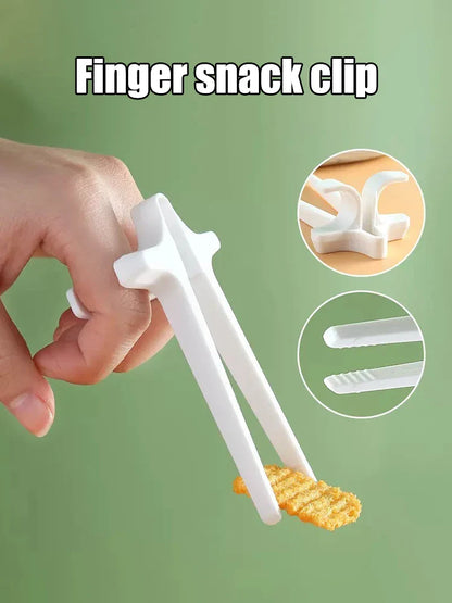1PC Lazy Fingers Chopsticks - Hands-Free Snack And Game Clip-On Food Holder for Video Streaming No Dirty Hands Required Beauty Trend Shop