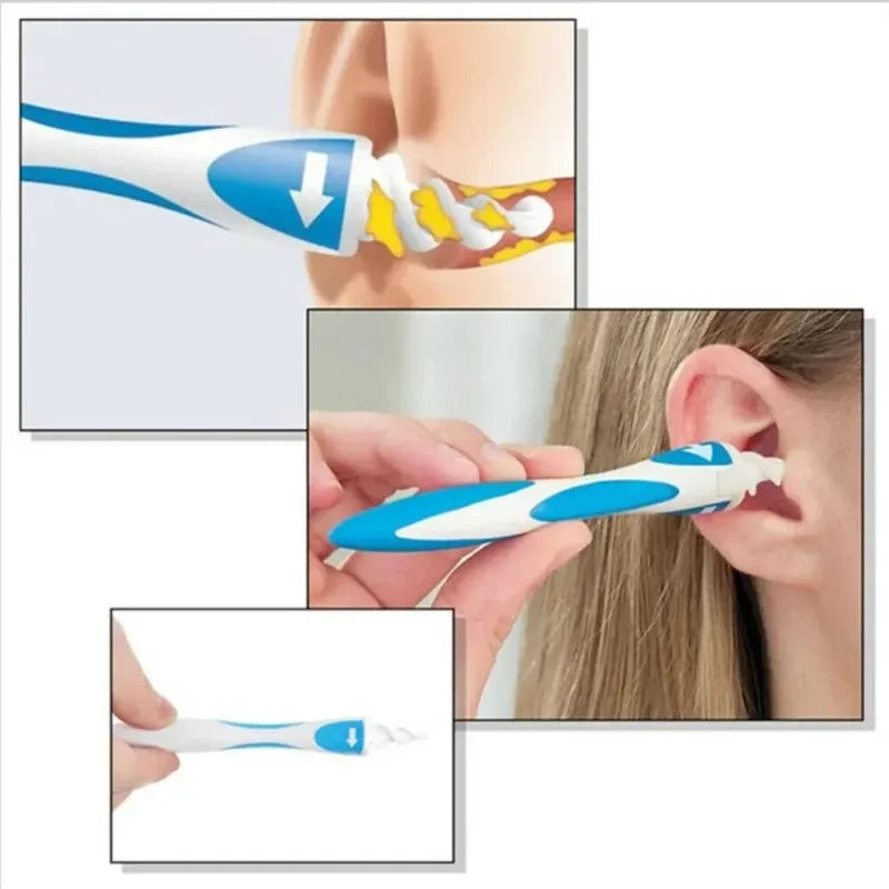 Ear Wax Remover Tool Ear Cleaner With Soft Silicone 16 Replacement Tips Simply To Grab Extract Earwax Beauty World Shop