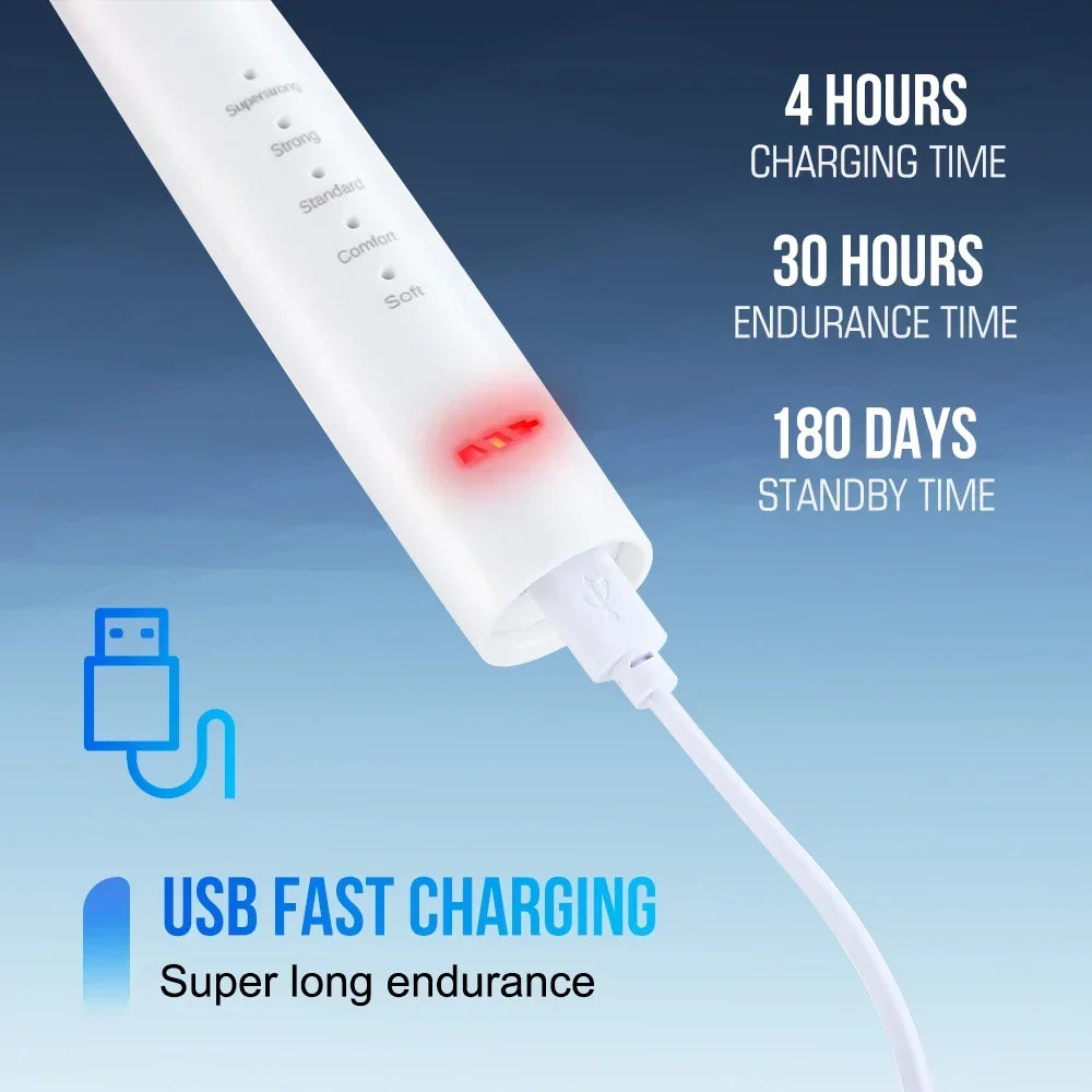 Ultrasonic scaler for teeth cleaning tartar removal plaque removal rechargeable teeth whitening oral care and dental cleaner Beauty World Shop