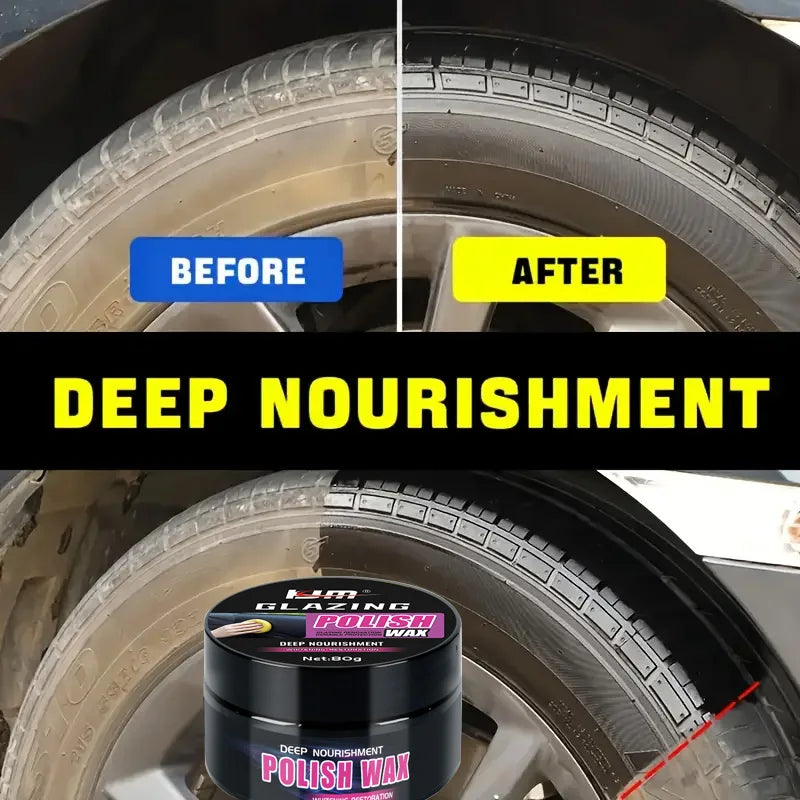 Universal Leather and Plastic Repair Polishing Wax - Automotive interior reconditioning cream Beauty World Shop