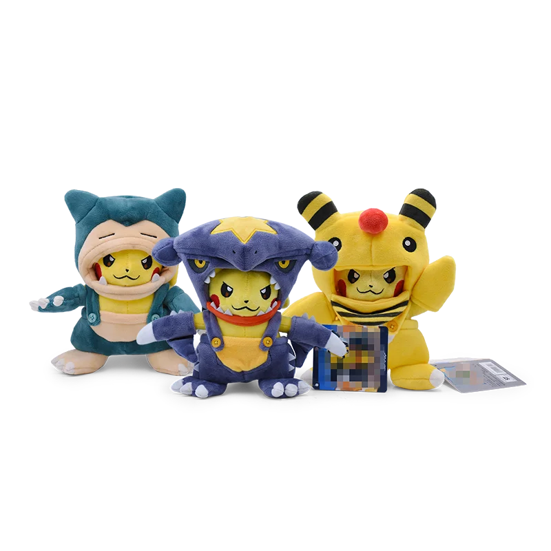 Cos Eevee Pikachu Cosplay Plush Toys Pikachu Peluche Lucario Stuffed Animal Doll Collectible Gift Cartoon Plushies Cute 20CM Beauty World Shop