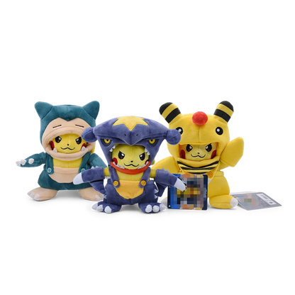 Cos Eevee Pikachu Cosplay Plush Toys Pikachu Peluche Lucario Stuffed Animal Doll Collectible Gift Cartoon Plushies Cute 20CM Beauty World Shop