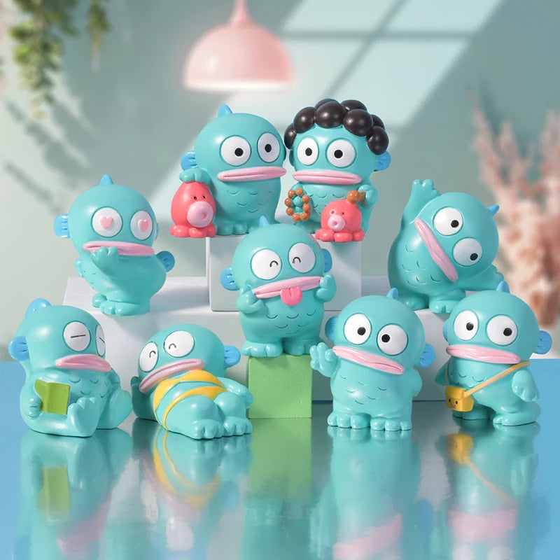 8pcs Mermaid Hangyodon Blind box Big Mouth Fish Anime Figure Desktop Decoration Student Surprise Gift Mystery Box Wholesale Beauty World Shop