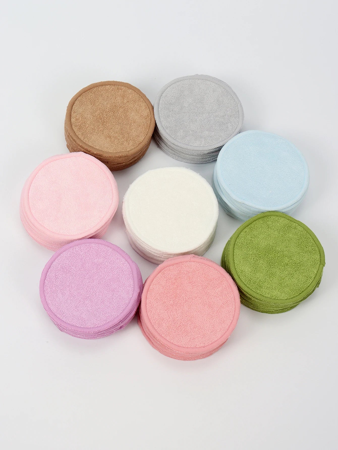 5/10/20 Pack Reusable Makeup Remover Pads Washable Face Cleansing Puff Cloth Clean Sponge Liquid Cream Tools Cosmetic Remover Beauty World Shop