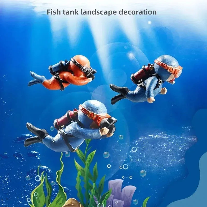 Ornamentos populares para tanque de peixes, decorações para paisagismo, presentes para aquário,acessórios para aquário Beauty Trend Shop