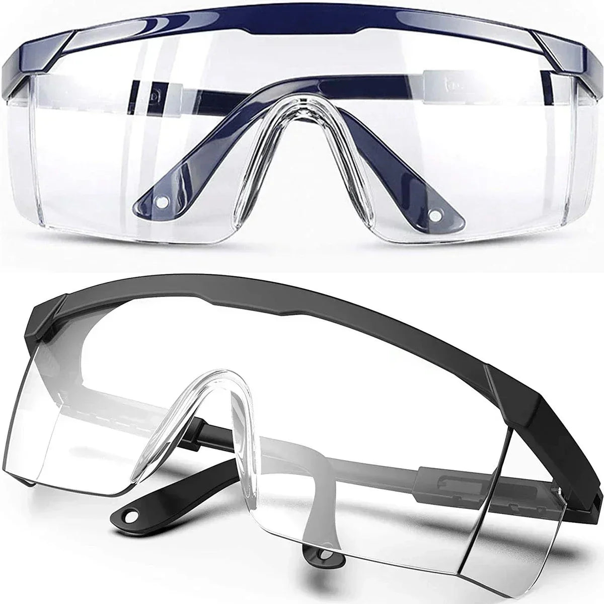 3Pcs Anti-Splash Work Safety Glasses Eye Protecting Lab Goggles Protective Industrial Wind Dust Proof Goggles Cycling Glasses Beauty Trend Shop