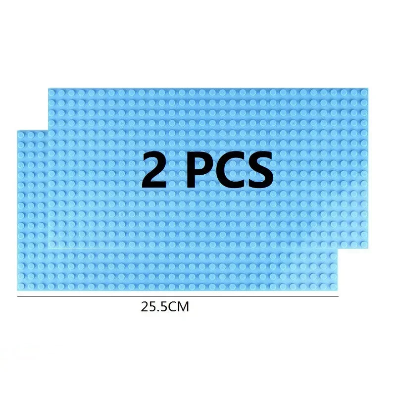 2Pcs Base Plate 32*32 32*16 Studs Classic Figures Building Blocks Plates Bricks Baseplate Blocks Children Toys For Kid Gifts Beauty World Shop