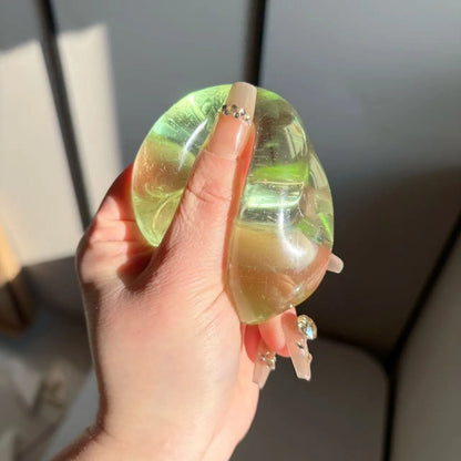 Blue Maltose Squishy Toys Anti Stress Sensory Fidgets Toy Soft Simulated Transparent Blue Maltose Slow-rebound Decompression Toy Beauty World Shop