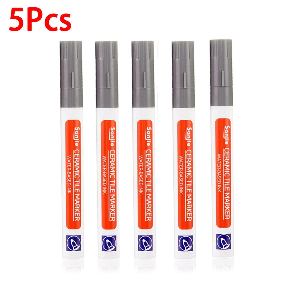 1Pcs Waterproof Ceramic Tile Grout Marker Pen, White Tile Repair Pen with Anti-Mold Filler, Bathroom Floor Tile Gap Cleaning Pen Beauty World Shop