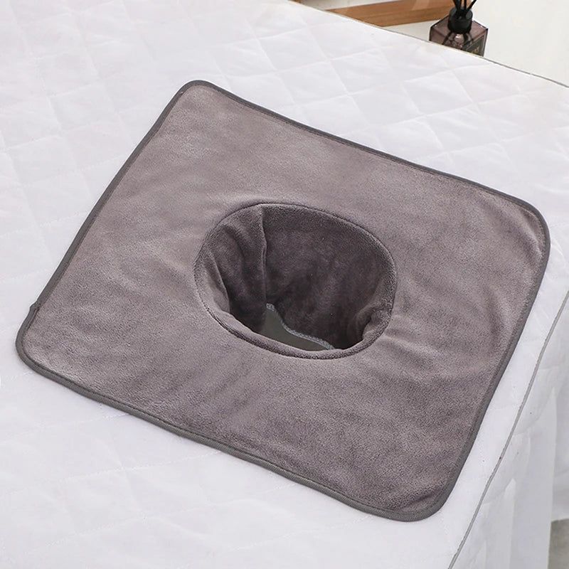 40*80cm Thickened Beauty SPA Massage Table Planking Face Towel With Hole Bed Bandana Beauty World Shop