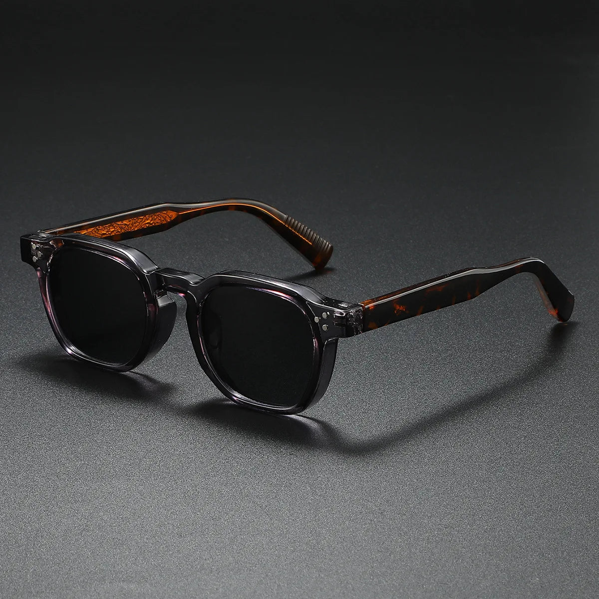 New Polarized Sunglasses Unisex Metal Core CP Square Sun Glasses Rivets Women Shades Driving Glasses Beauty World Shop