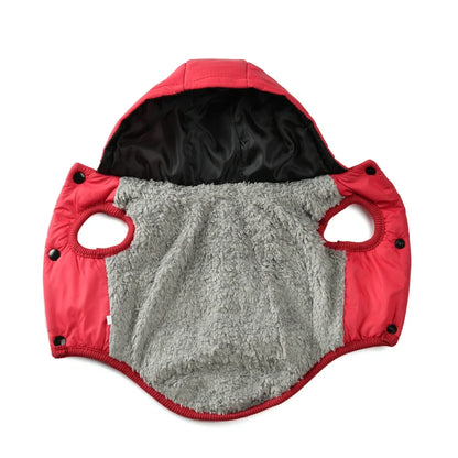 Fleece Warm Pet Clothes For Small Medium Dogs Pet Jacket Thicken Pets Coat For Winter Waterproof Outdoor Puppy Costume Pug Parka