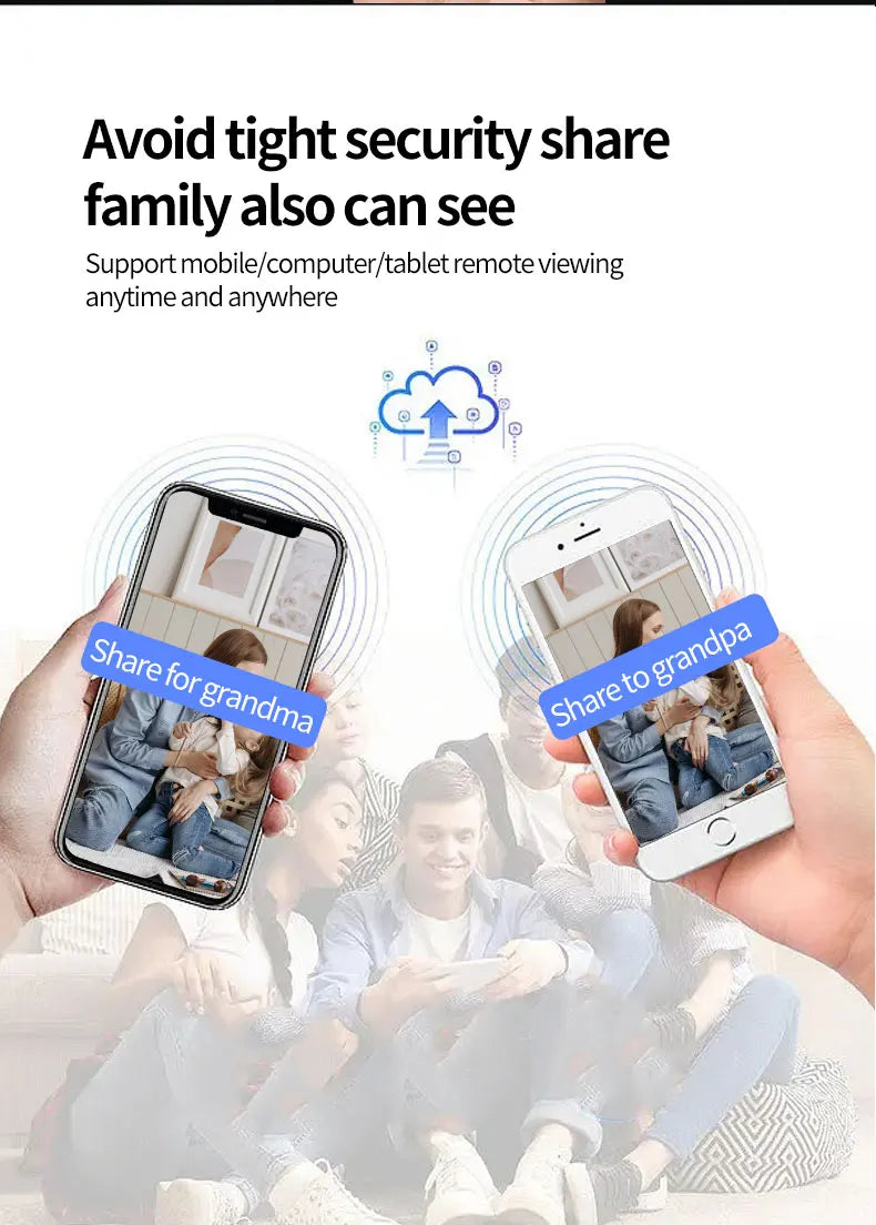 Tuya 8MP WiFi IP Camera Dual Lens Baby Monitor Color Night Vision Human Automatic Tracking Video Smart Home Surveillance Camera Beauty Trend Shop