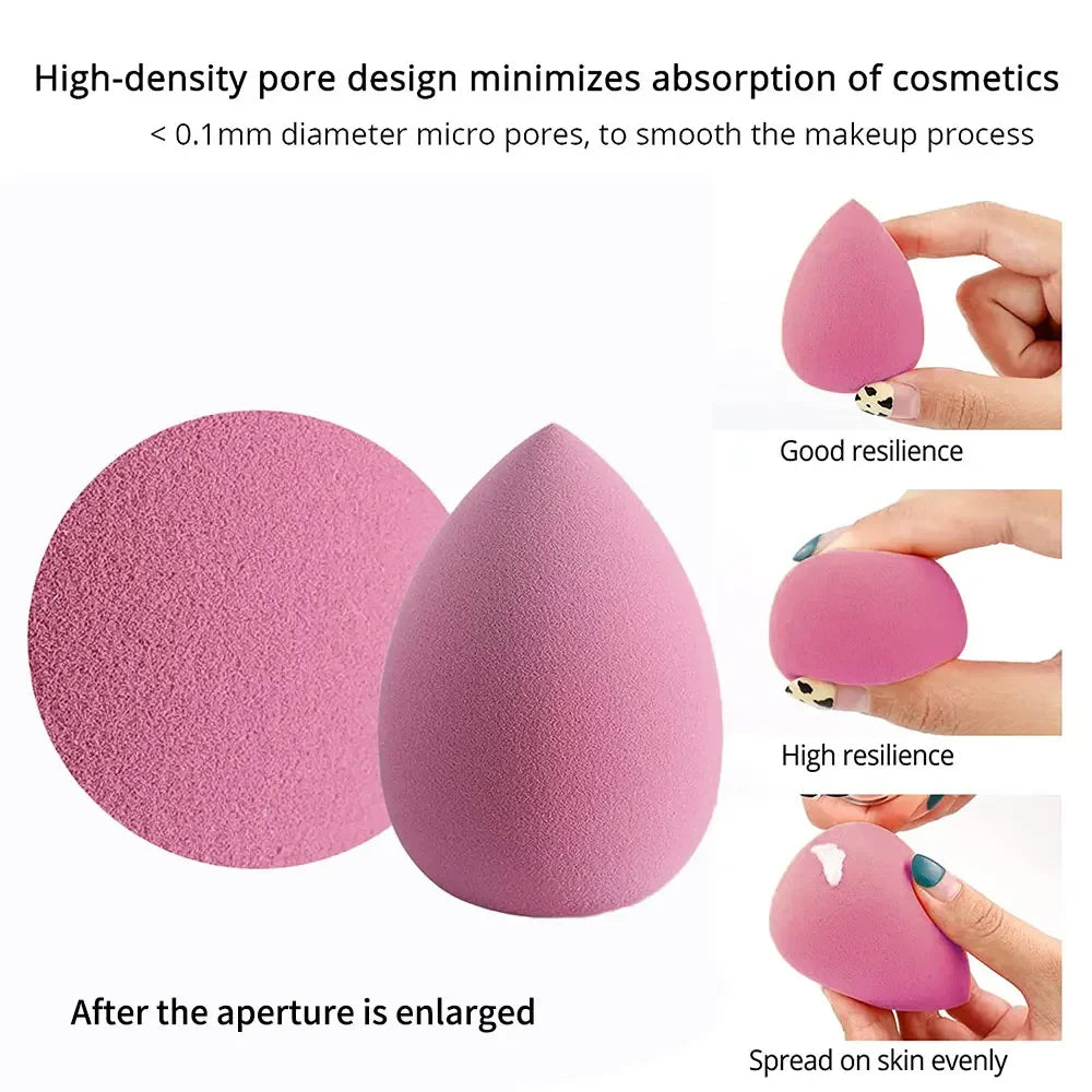 4/8pcs Makeup Sponge Blender Beauty Egg Cosmetic Puff Soft Foundation Sponges Powder Puff Women Make Up Accessories Beauty Tools Beauty World Shop