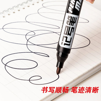 1-100Pcs Waterproof Oil-based Marker Pen Quick Dry Black Blue Red Ink Permanent for Metal Glass Stationery Art School Supply Beauty World Shop