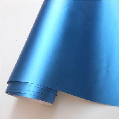 Various Colors Matte Satin Chrome Metallic Vinyl Wrap Film Car Sticker Decal Laptop Phone Motorcycle Graphic Beauty World Shop