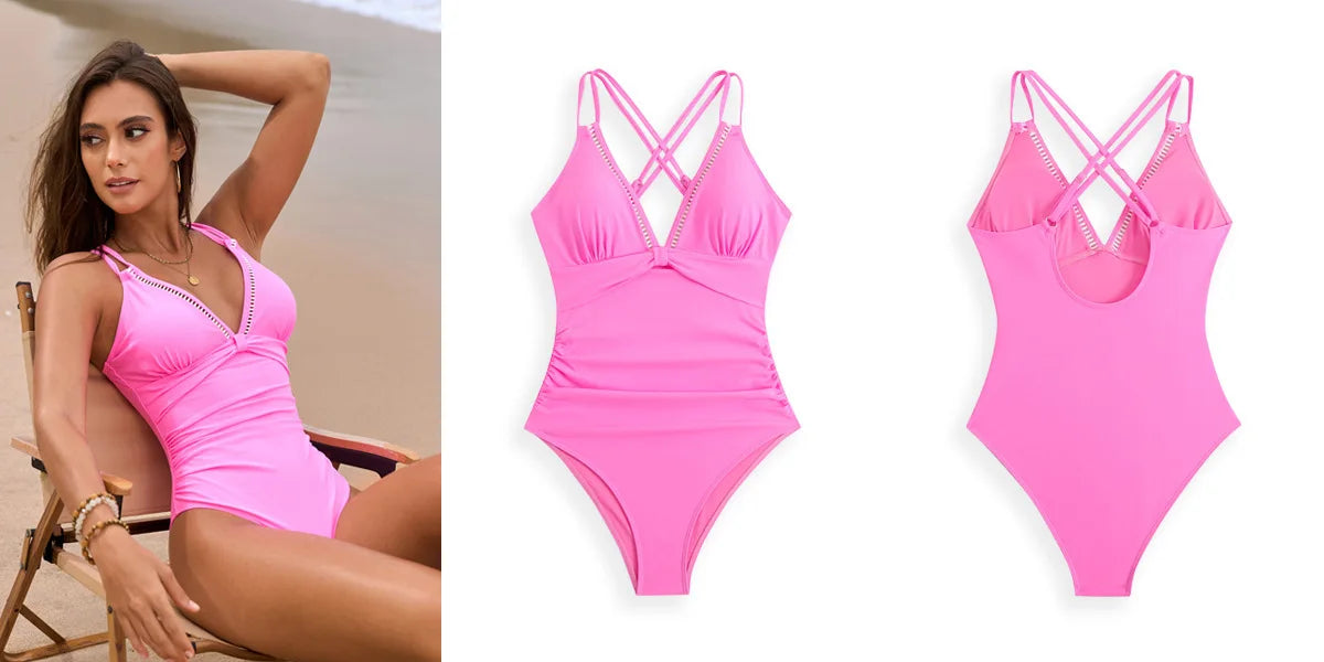 New Sexy One Piece Swimsuits Closed Women's Swimwear Push Up For Swimming Wear Body Bathing Suits Beachwear Pool Bather 2026 Beauty World Shop