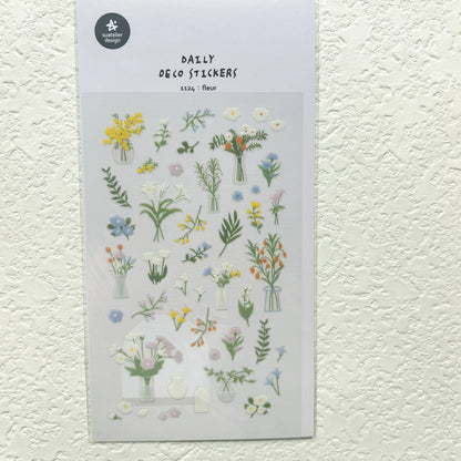 Korean Import Suatelier Travel Home Life Study Friend Stickers Scrapbooking Diy Journaling Diary Stationery Sticker School Gift Beauty World Shop