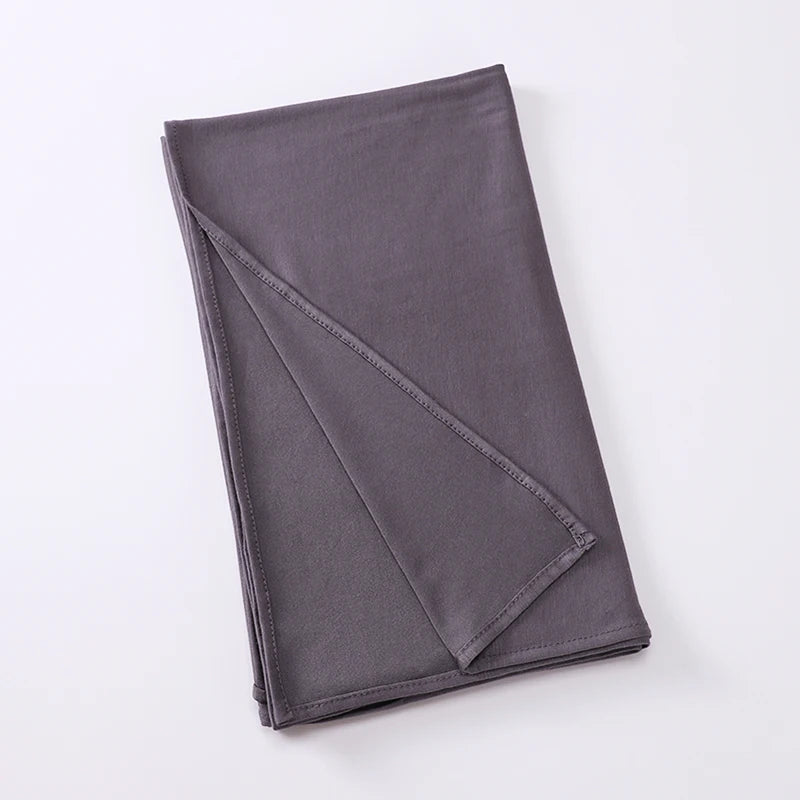 Premium Jersey Instant Hijab Good Stitch Stretchy Jersey Scarf Malaysia Wraps Plain Muslim Turban Headband Shawls Supplier Beauty World Shop