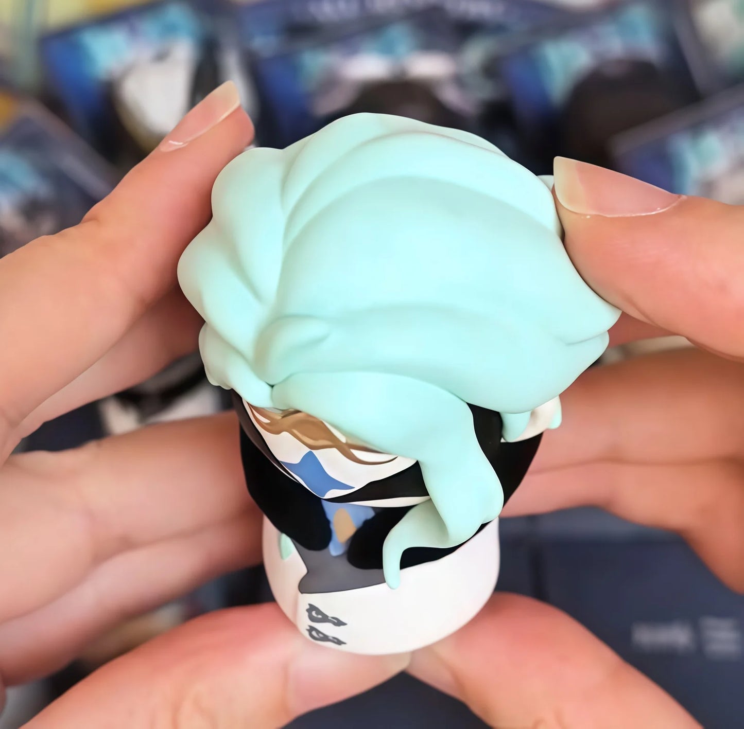 Mihoyo Genshin Impact Fatui Harbinger Q Version Series Blind Box Desktop Mini Doll Model Toys Trend Decoration Surprise Gifts Beauty World Shop