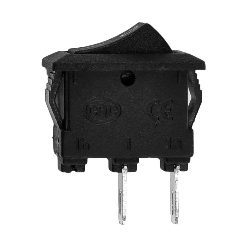 10 Pcs round Rocker Switches 250V 3A 2-Pin ON/OFF Toggle SPST for Auto Car Truck Boat 10x15mm Beauty Trend Shop