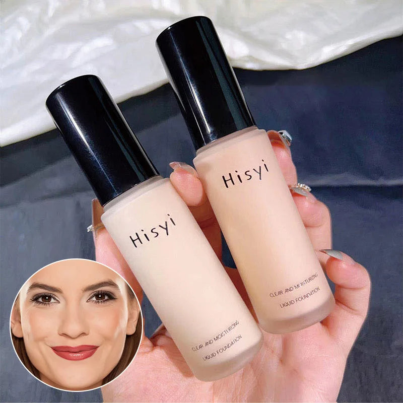 The liquid foundation is light, matte, naturally brightening, and does not come off makeup. The natural complexion is frosty, Beauty Trend Shop