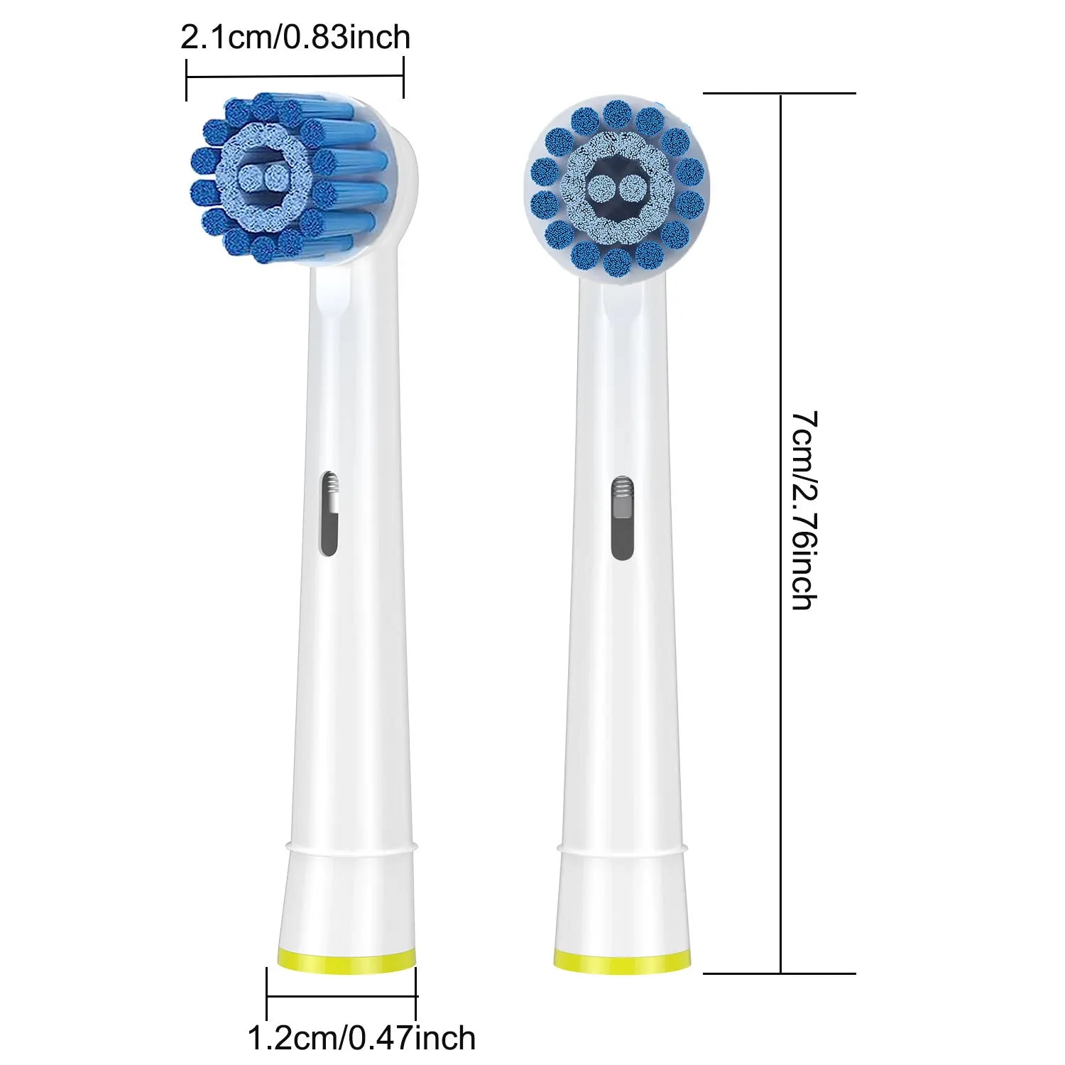 4/8/12/16/20 Pack Sensitive Gum Care Soft Bristle Replacement Brush Heads Compatible with Oral b Braun Electric Toothbrush Beauty World Shop