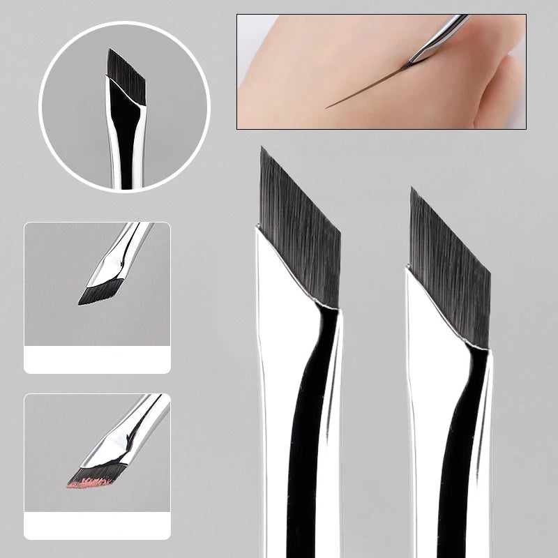 Karsyngirl 2/5Pc Upgrade Blade Eyeliner Brush Ultra Thin Fine Angle Flat Eyebrow Brush Under The Eyes Place Precise Detail Brush Beauty World Shop