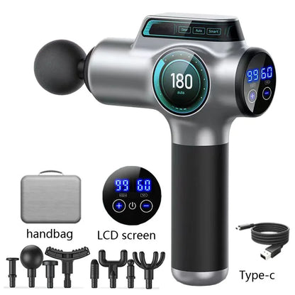99 Speed Professional Muscle Massage Gun Massager Massager for Neck and Back Massage Instrument Dropshipping Fitness Equipment Beauty World Shop