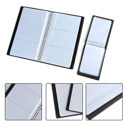 40/120/180/240/300 Cards ID Credit Card Holder Book Case Organizer Leather Business Cards ID Credit Card Holder Case Cards Album Beauty World Shop