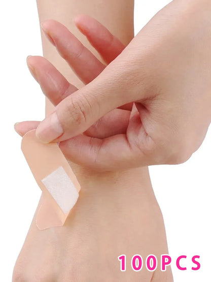 Band-Aids Waterproof Breathable Cushion Adhesive Plaster Wound Hemostasis Sticker Band First Aid Bandage Medical Gauze Beauty World Shop