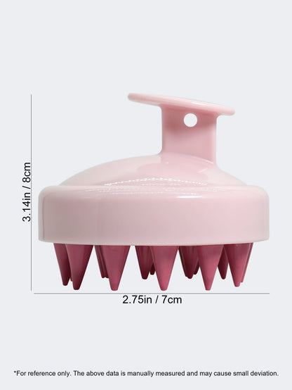Silicone Shampoo Scalp Hair Massager Head Body Scalp Massage Brush Scalp Massage Brush Comb Magic Handle Brush Spa Massage Brush Beauty World Shop