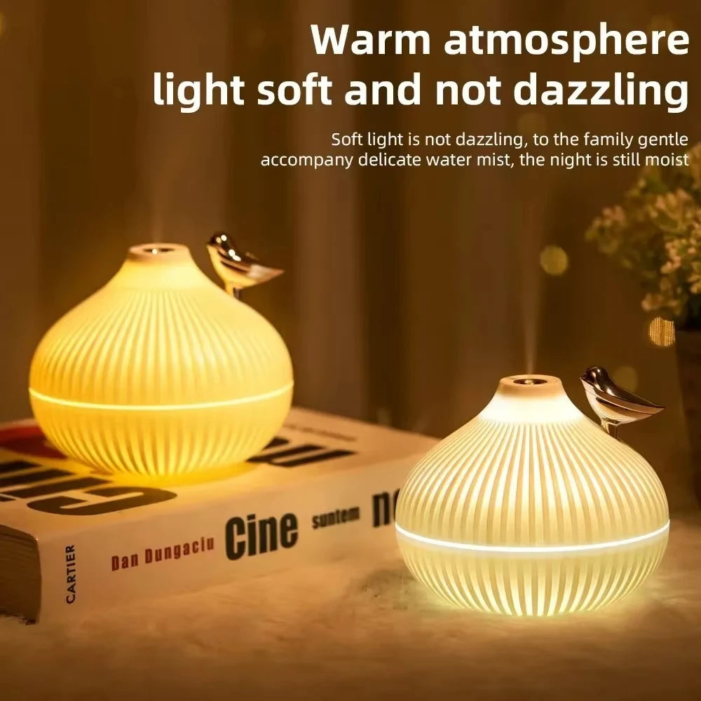 Humidifier Scented  Creative Onion Shape Can Do Night Light Quiet Sleep Desktop Office Air Conditioning Room Water Supply USB ﻿ Beauty World Shop