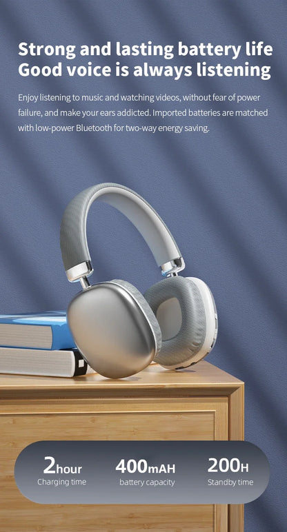 2025 NEW Air Max Bluetooth Earphone Over ear Wireless Headset stereo surround gaming Headphone For Apple Iphone Xiaomi Phone Beauty World Shop
