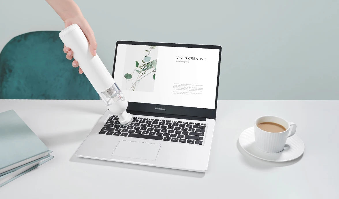 Original MIJIA Portable Handheld Vacuum Cleaner 13000Pa 88000rpm 500g Wireless 30Min HEPA Car Home Mini White Dust Cup One-Touch Beauty World Shop