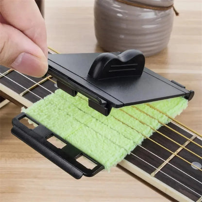 Miwayer Guitar String Cleaner Clean Fretboard Cloth Tool for Maintenance and Care of Violin, Bass, Ukulele, Electric Guitars Beauty World Shop