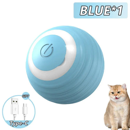 Spin Ball Things for Cats Toys Electric Interactive USB Charging Cat Ball Toy Cat and Dog Accessories Pet Cat's Supplies Home Beauty World Shop