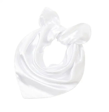 Women New Plain Satin Solid Color 60x60cm Square Scarf Girl Simulation Silk Performance Small Scarves Best Party Gift Beauty World Shop