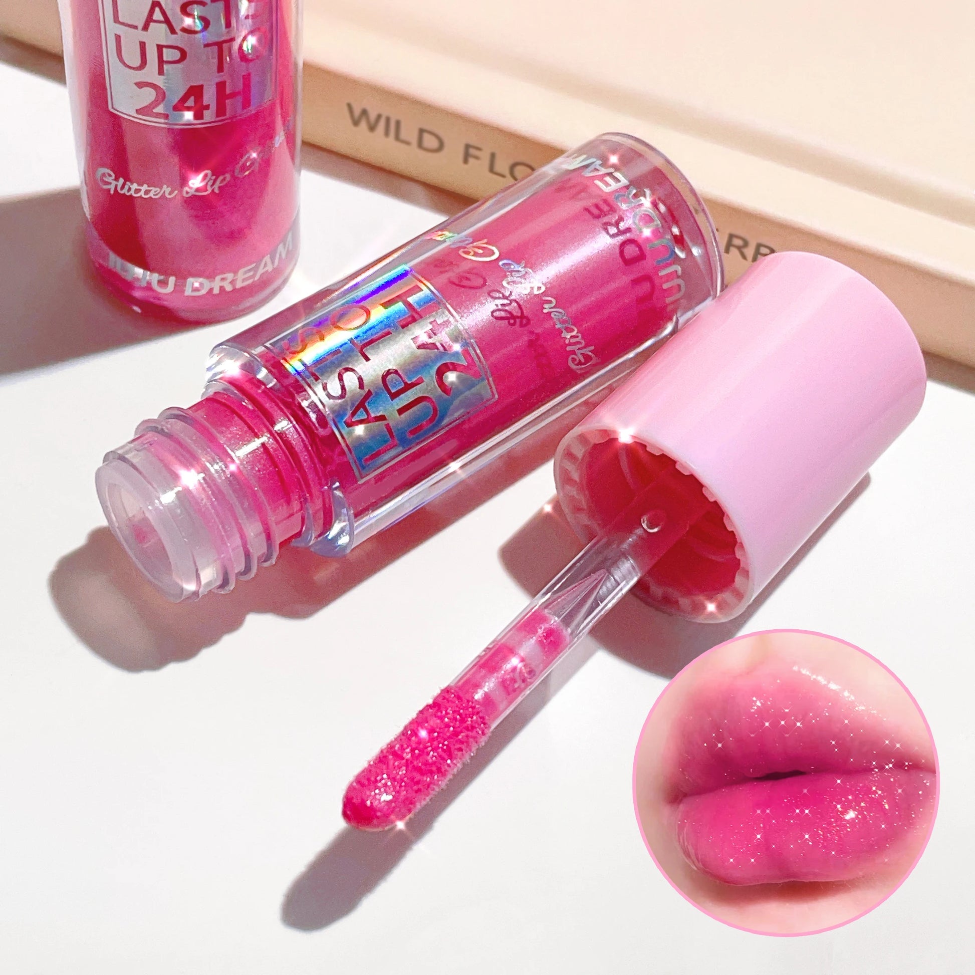 Sparkling Gloss Lip Balm – Water-Gloss Mirror Finish, Moisturizing, Hydrating, Non-Sticky, Cup-Proof, Plump Lips Beauty World Shop