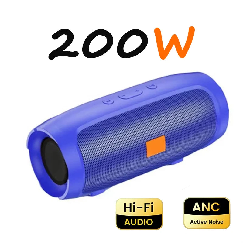 2025NEW ViVO Portable Bluetooth Speaker Wireless High Fidelity Surround Sound Box Outdoor Waterproof Camping Party Loudspeaker