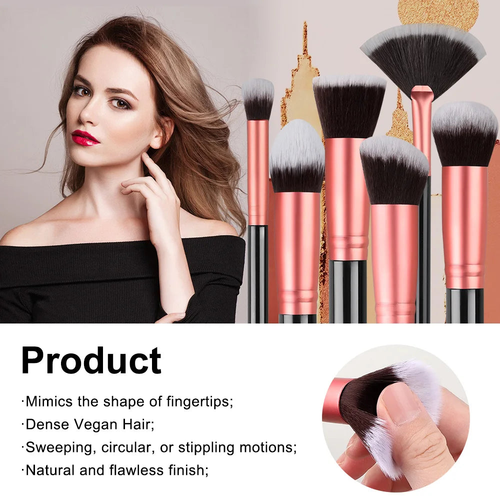 Professional 14/16PCS Makeup Brushes Set Soft Fluffy Eye Shadow Foundation Blush Powder Concealers Female Cosmetics Beauty Tools Beauty World Shop