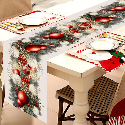 Christmas Table Runner Merry Christmas Decoration For Home Xmas Table Decor 2025 Navidad Notal Noel Ornament Happy New Year 2026 Beauty World Shop